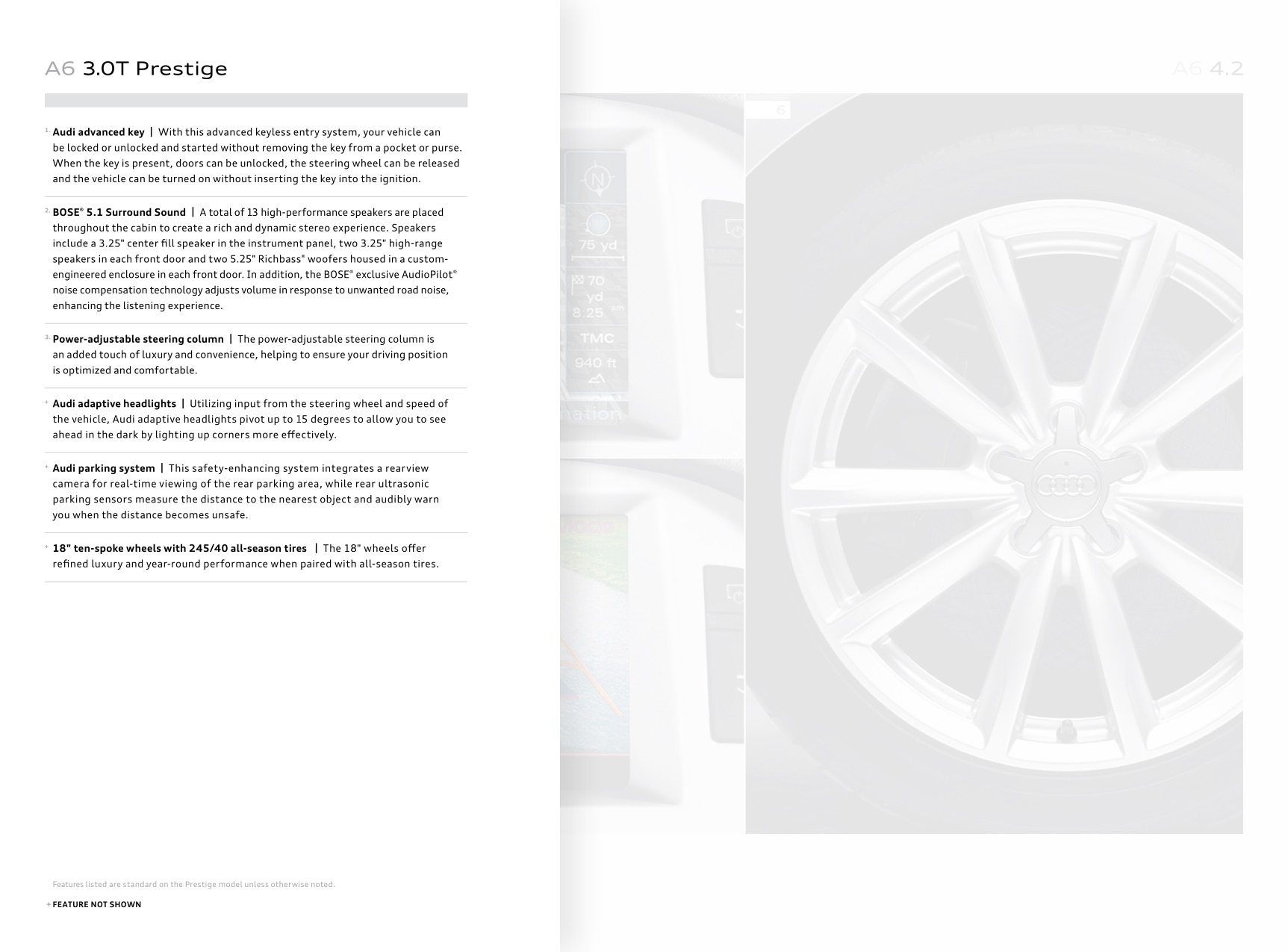2011 Audi A6 Brochure Page 46